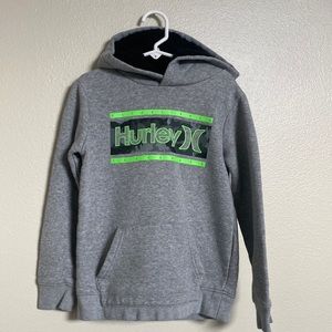Hurley fleece lined  hood sweatshirt
